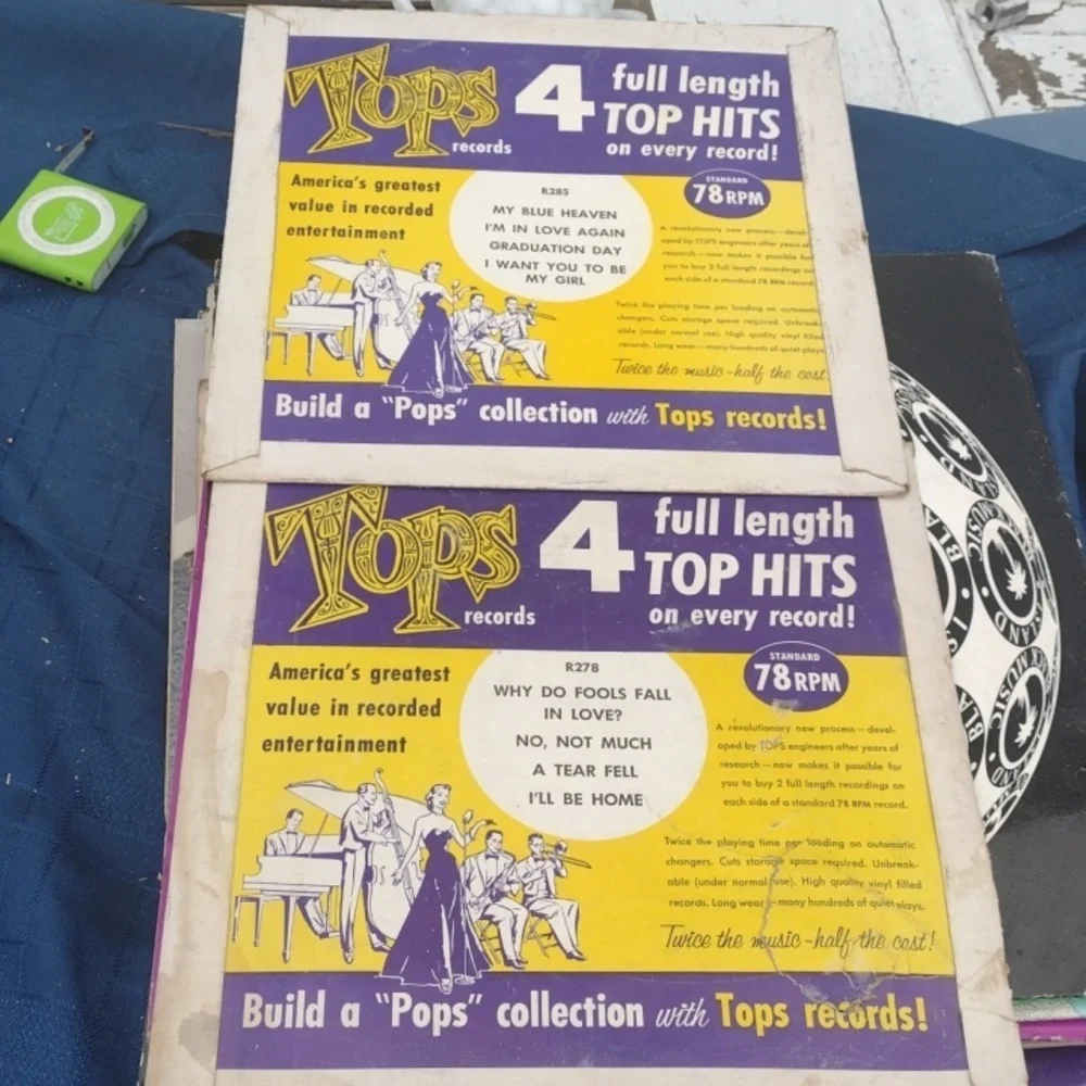 Tops 78RPM Double LP - Picture 1 of 3